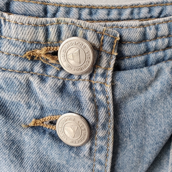 Vintage Liz Claiborne Long Maxi Denim/Jean Skirt Sz 8 Cottagecore Prairi… - Picture 10 of 16